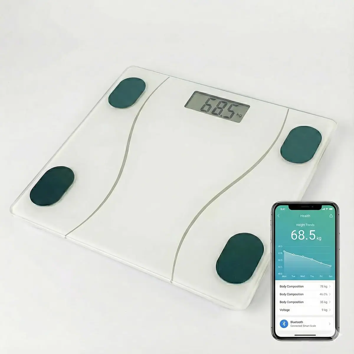 Gripit Smart BMI 16 Parameters Scale